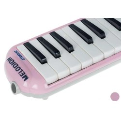 Suzuki Melodica Alto Study 32 med transporttaske - Pink